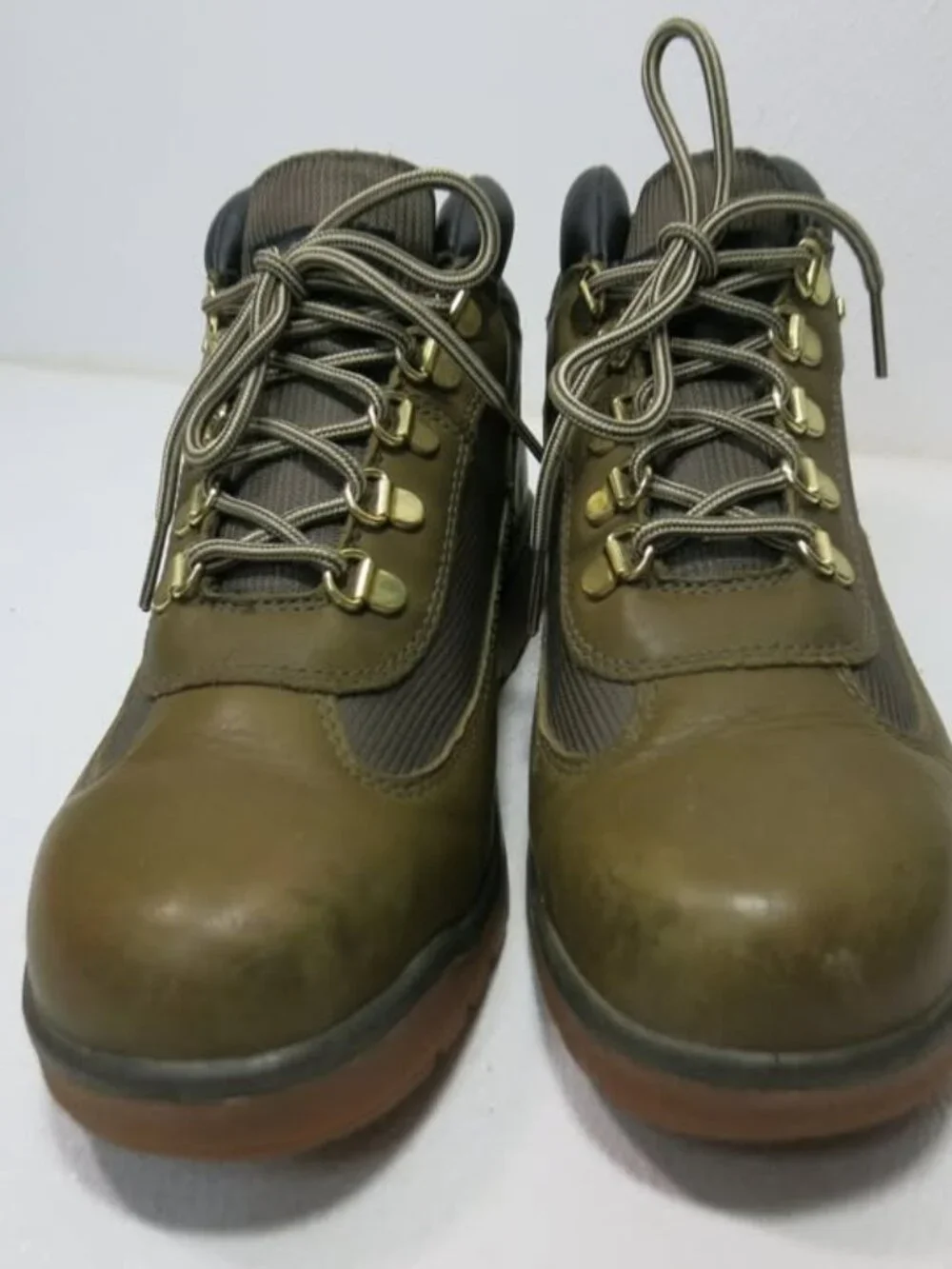 Timberland 38936M 5754 Boy's Leather Canvas Hiking Boots Footwear Shoes 6.5 M
